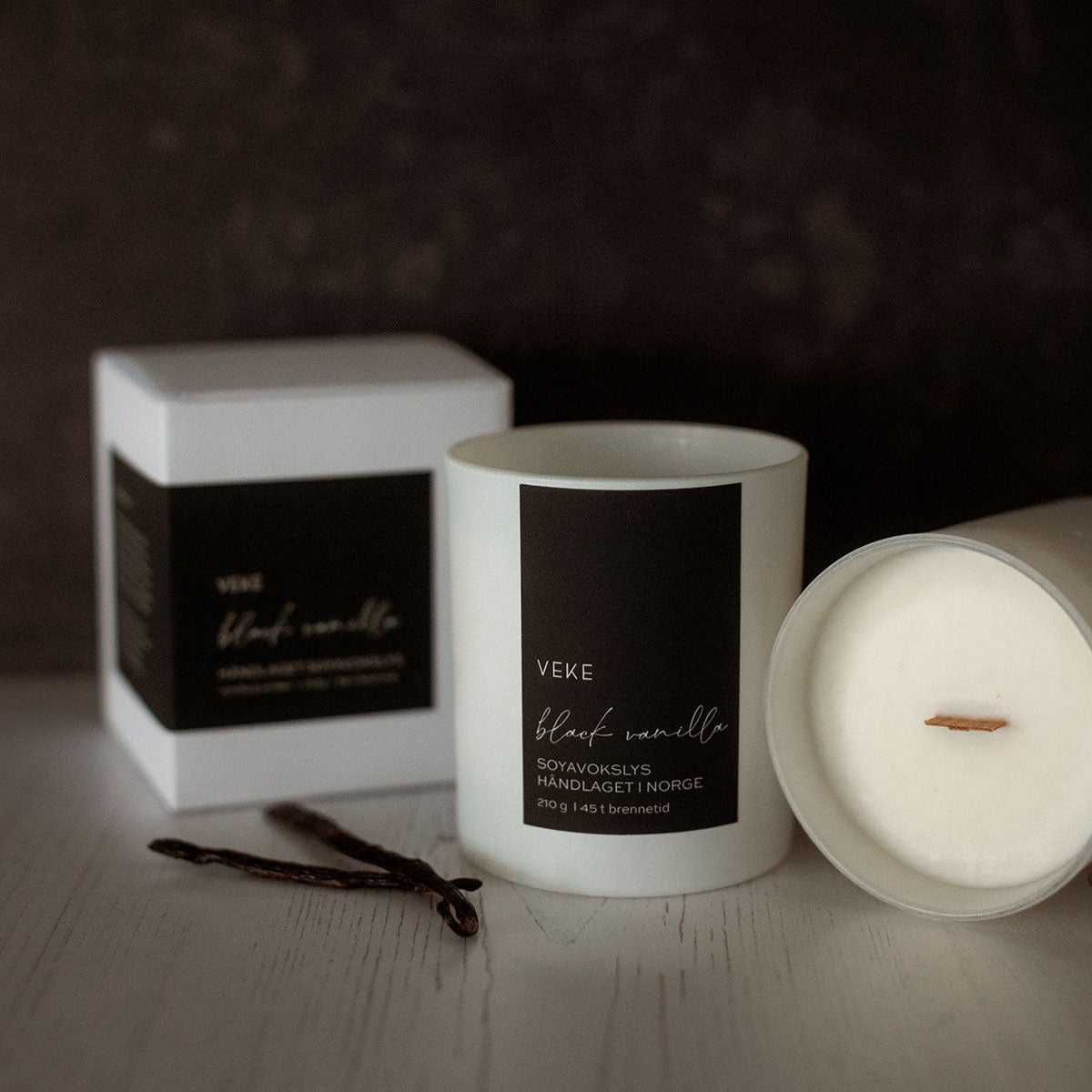 Duftlys Black Vanilla
